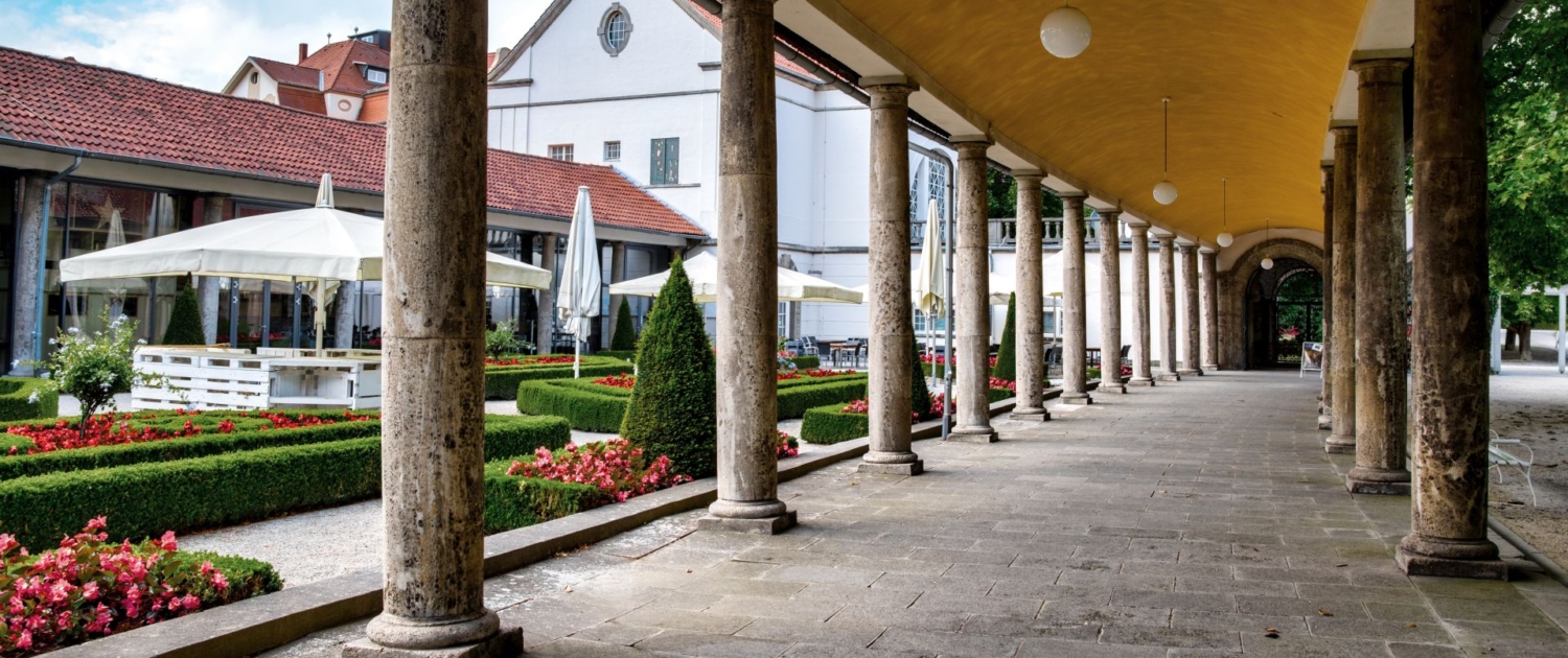 Restaurant in the Mineral water cure facility in Bad Nauheim